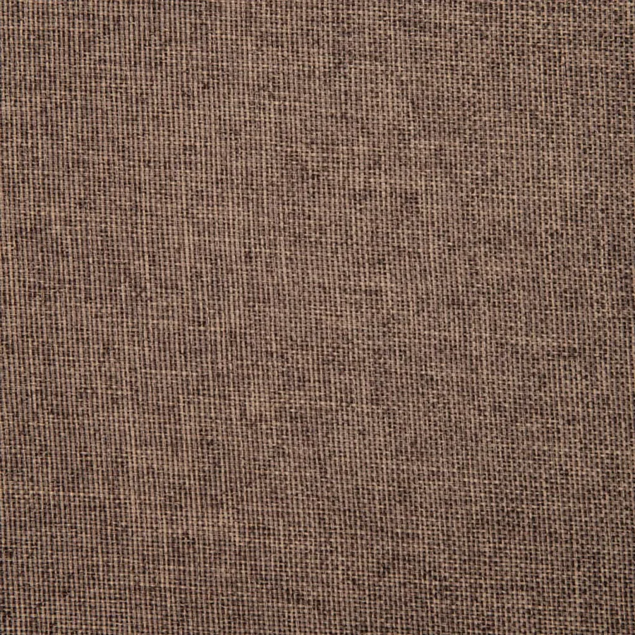 Chaises pivotantes à manger lot de 2 marron tissu - 9