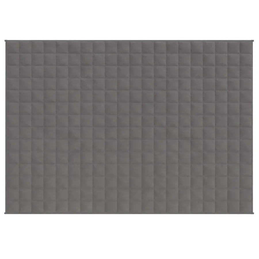 Couverture lestée Gris 152x203 cm 7 kg Tissu - 3