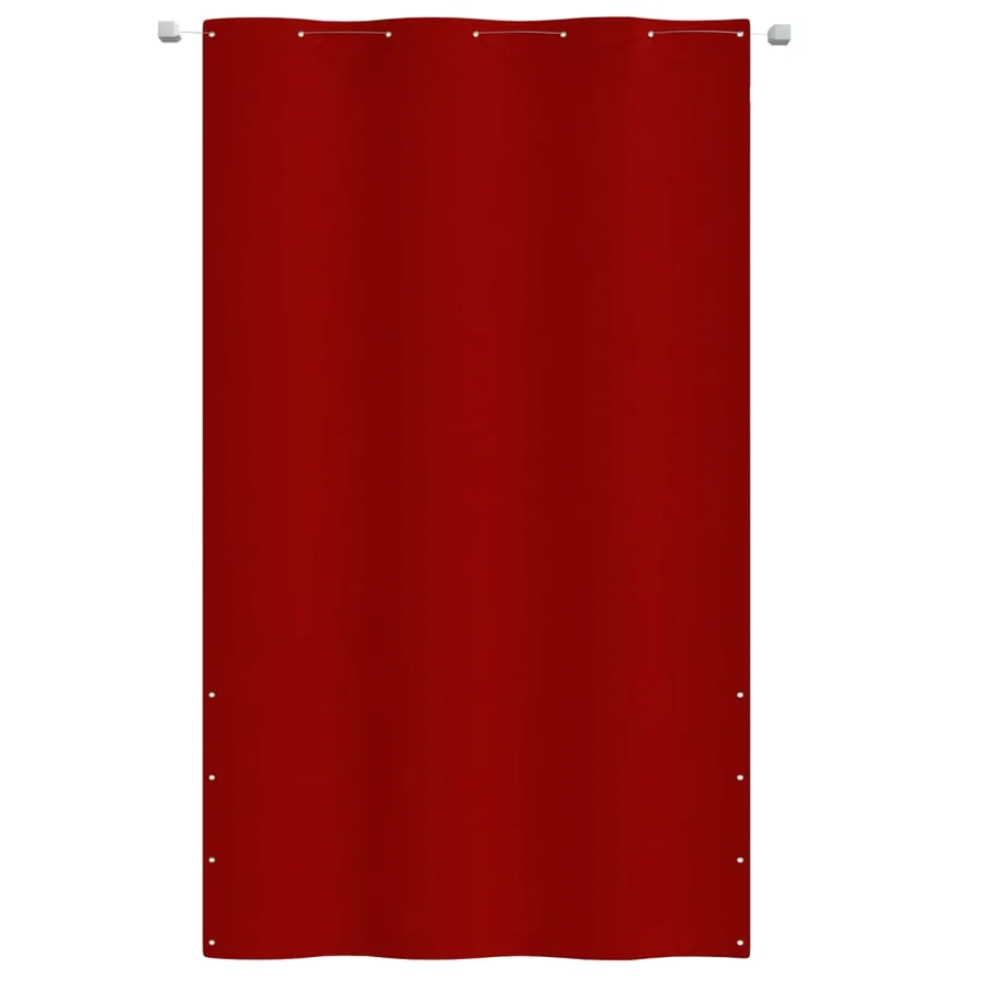 Écran de balcon Rouge 140x240 cm Tissu Oxford - 2