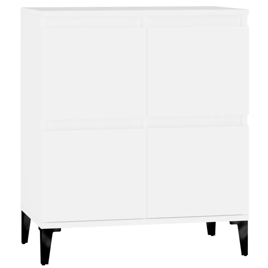 Buffet Blanc 60x35x70 cm Bois d'ingénierie - 2