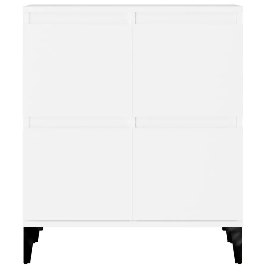 Buffet Blanc 60x35x70 cm Bois d'ingénierie - 6