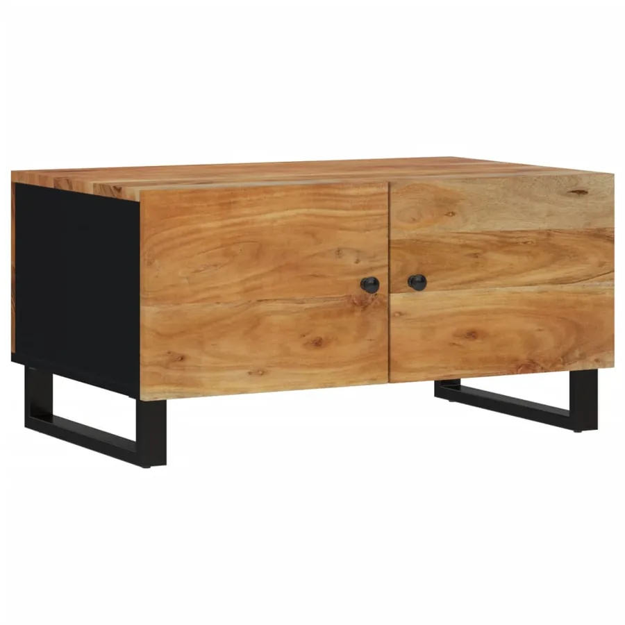 Table basse 80x50x40 cm Bois d'acacia solide et d'ingénierie - 10