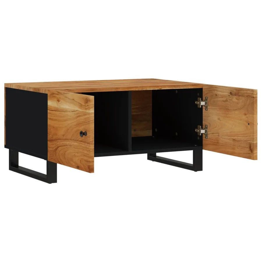 Table basse 80x50x40 cm Bois d'acacia solide et d'ingénierie - 5