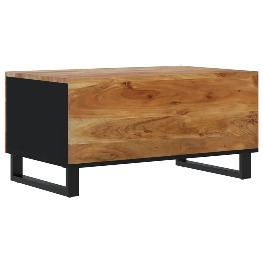 Table basse 80x50x40 cm Bois d'acacia solide et d'ingénierie - 6