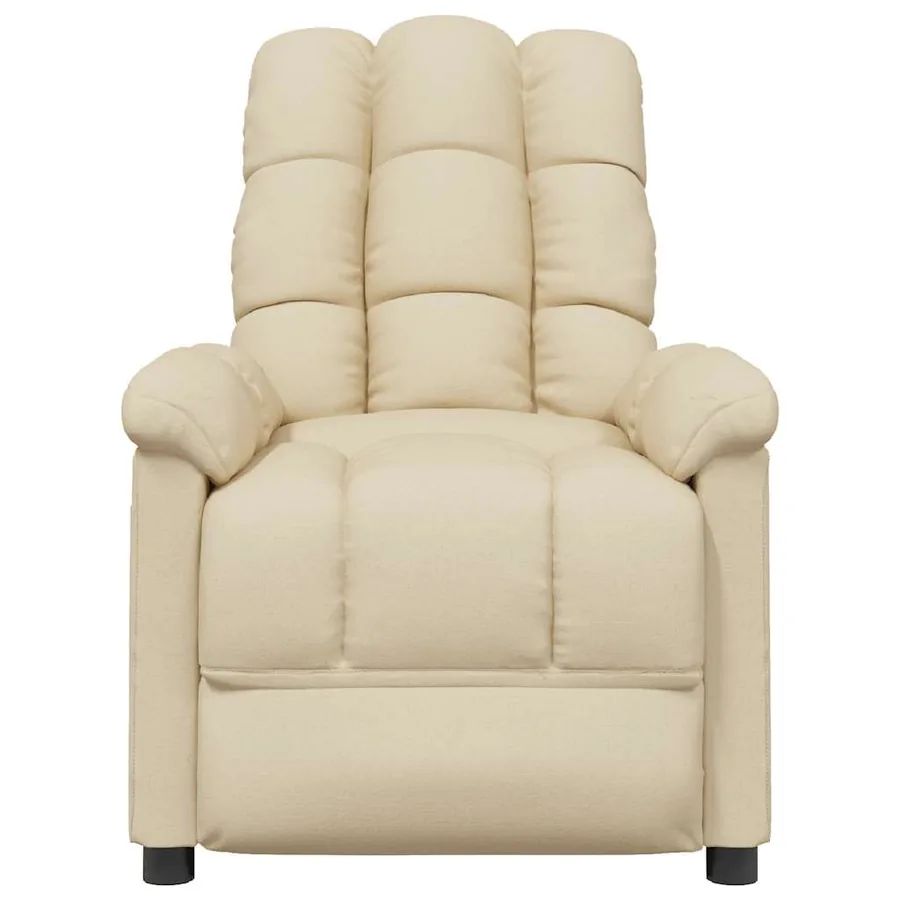 Fauteuil de massage Crème Tissu - 3