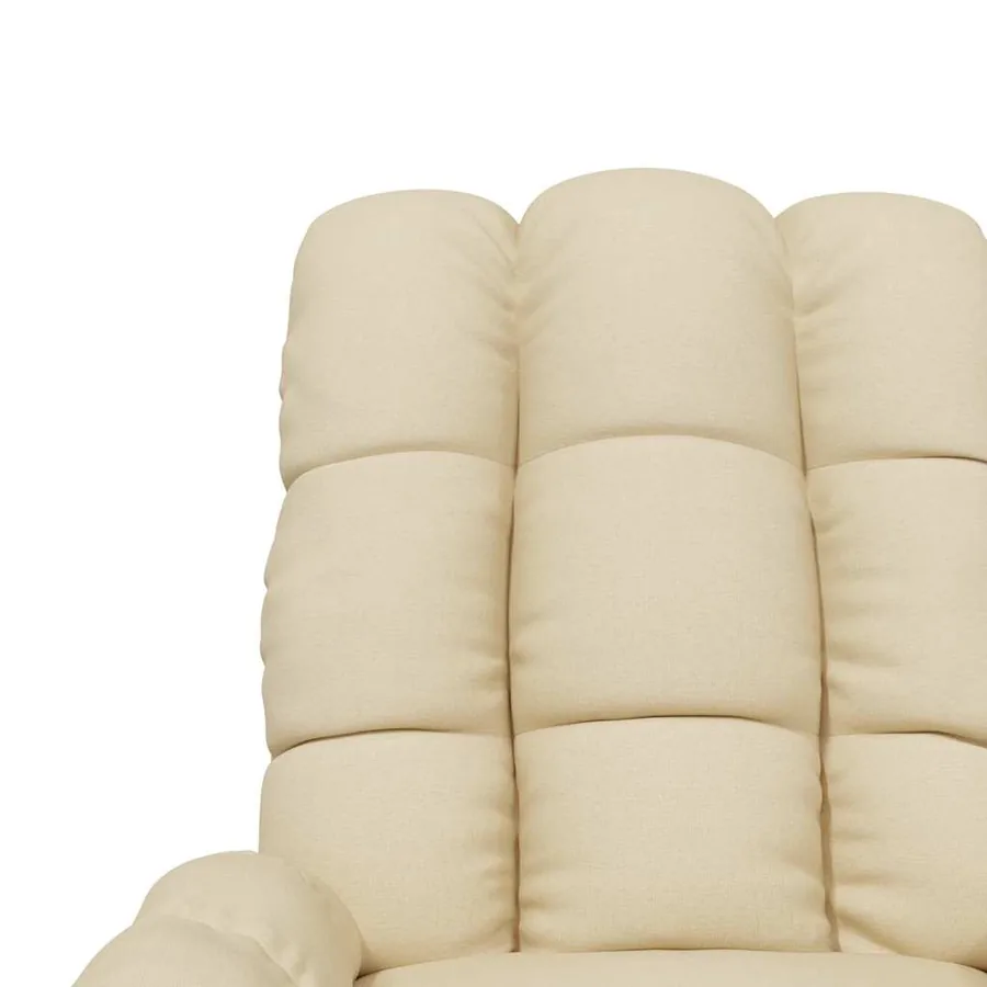 Fauteuil de massage Crème Tissu - 8