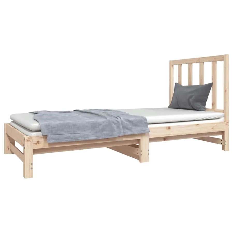 Lit coulissant sans matelas 2x(90x190) cm - 3