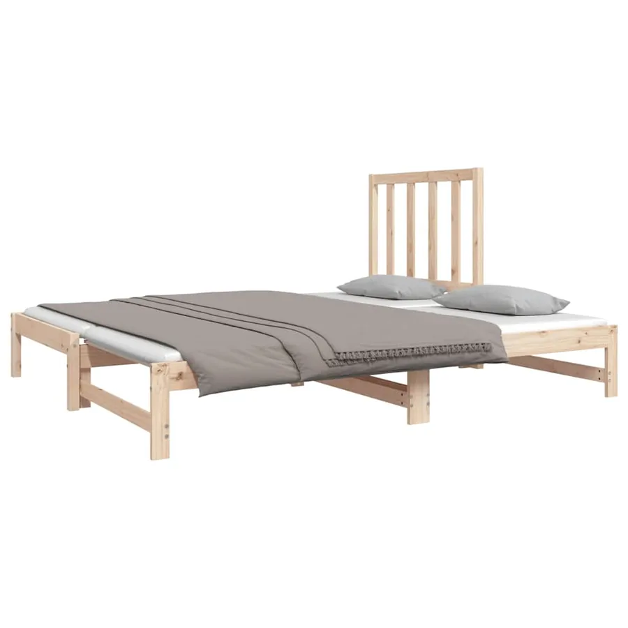 Lit coulissant sans matelas 2x(90x190) cm - 5