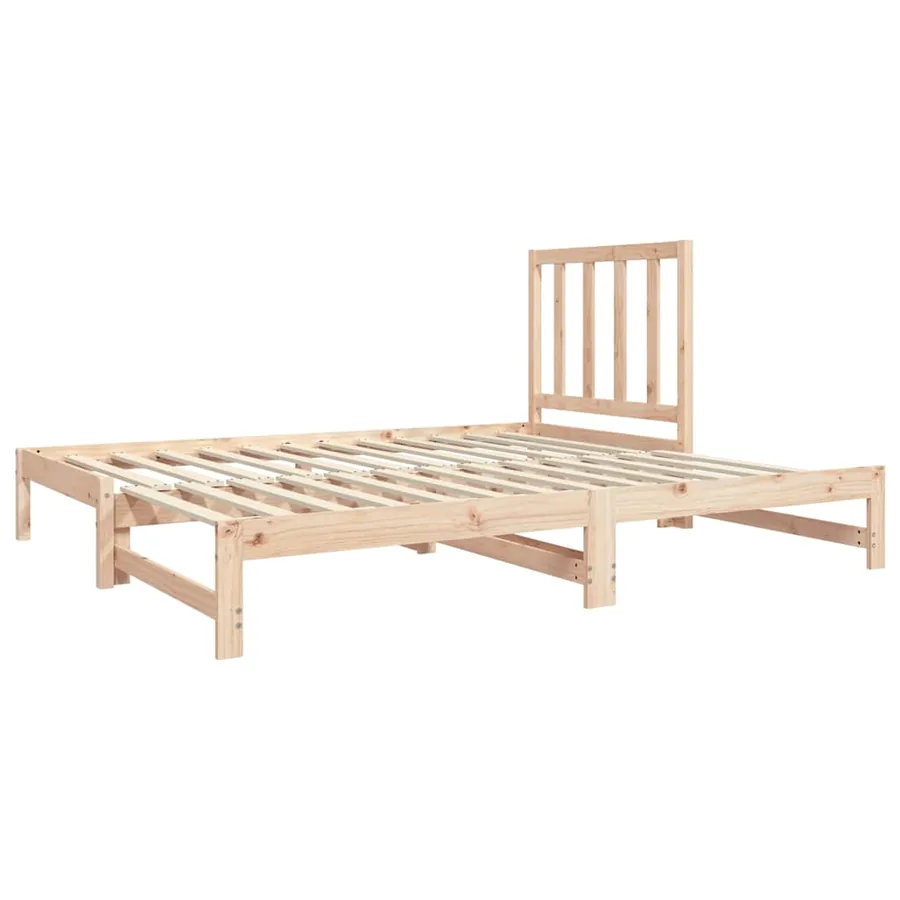 Lit coulissant sans matelas 2x(90x190) cm - 7
