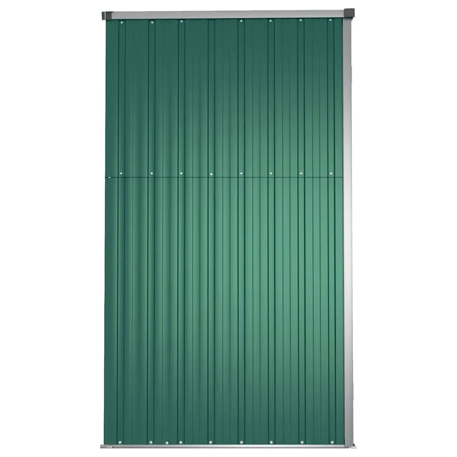 Abri à outils de jardin vert 161x89x161 cm acier galvanisé - 5