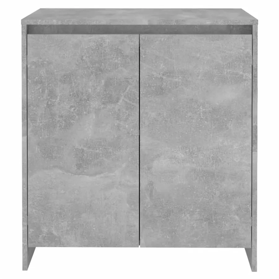 Buffet Gris béton 70x41x75 cm Bois d'ingénierie - 6