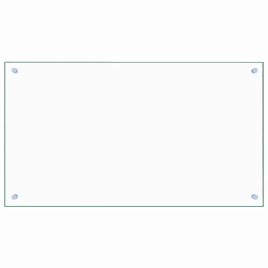 Dosseret de cuisine Transparent 90x50 cm Verre trempé - 2