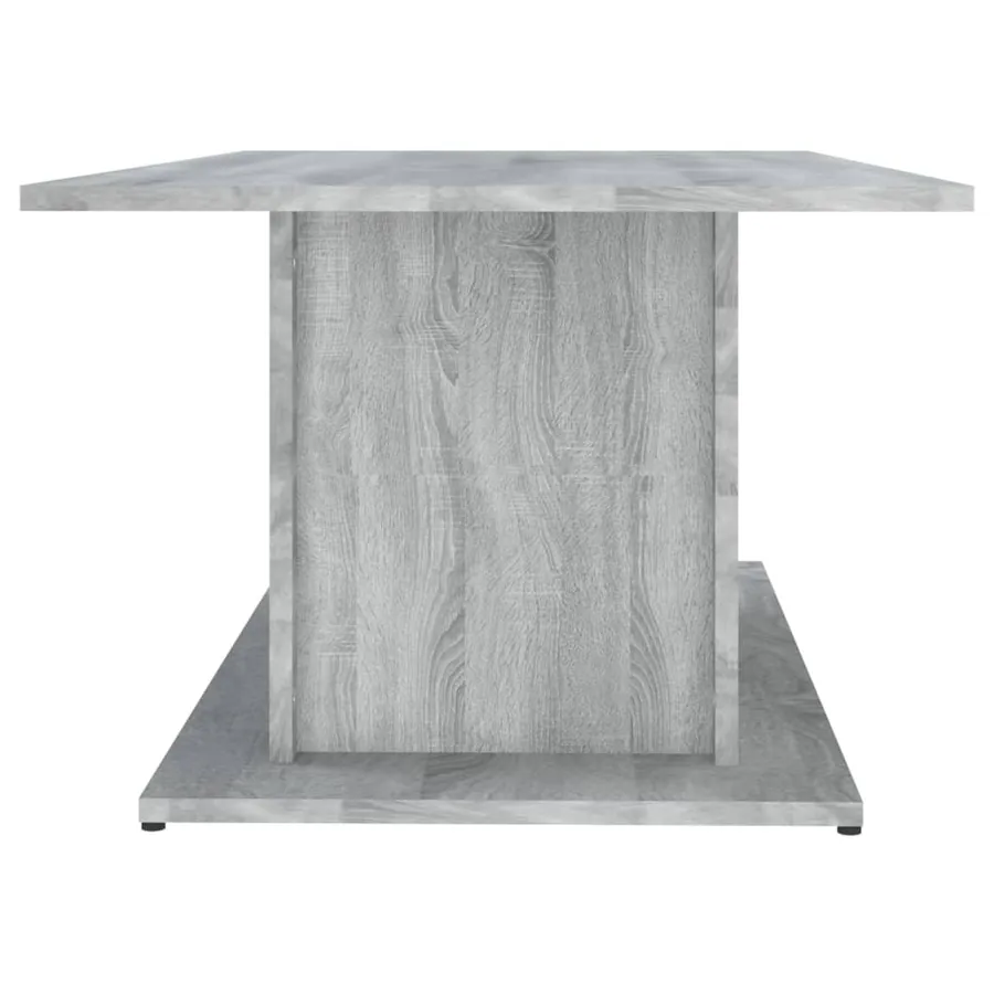 Table basse Sonoma gris 102x55,5x40 cm Bois d'ingénierie - 5