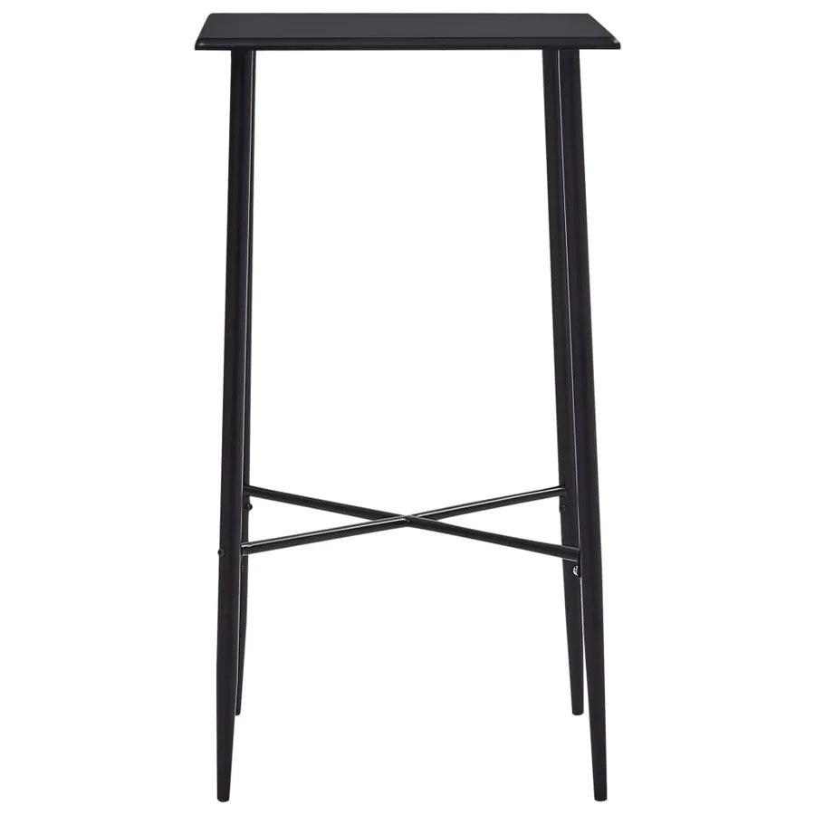 Table de bar Noir 60x60x111 cm MDF - 2