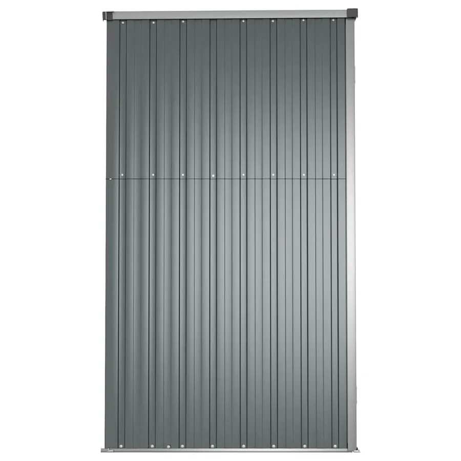 Abri à outils de jardin Gris 225x89x161 cm Acier galvanisé - 5