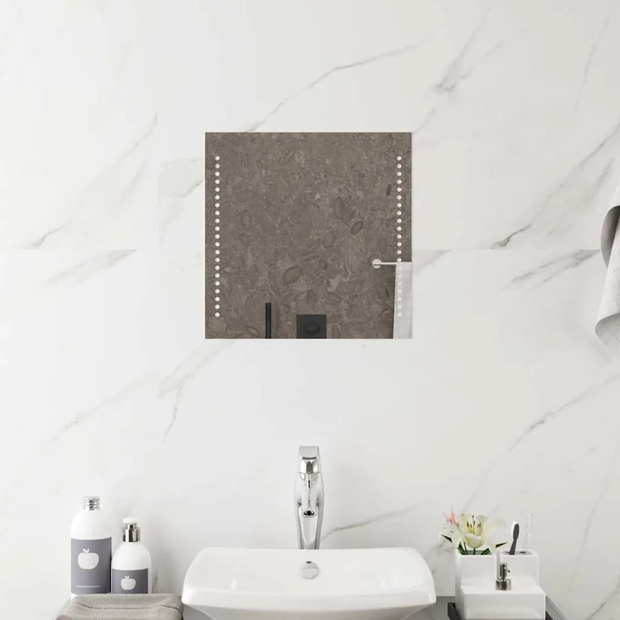 Miroir de salle de bain à LED 40x40 cm - 3