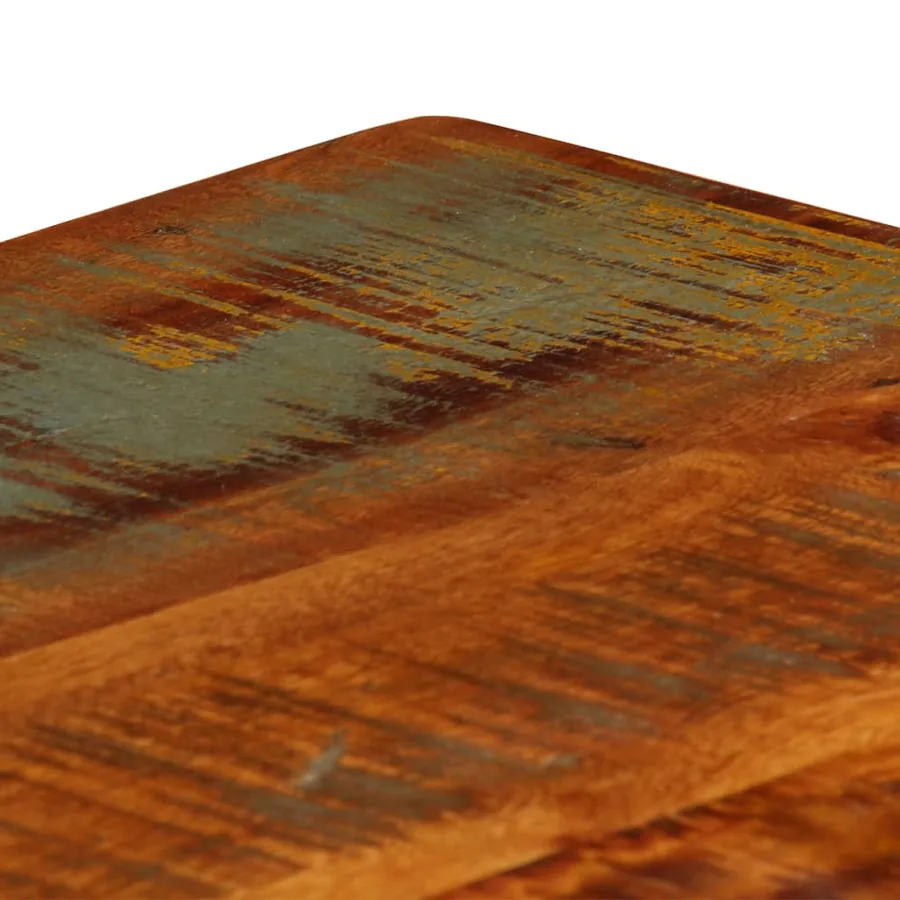Table basse et étagère 100x60x35 cm Bois de récupération solide - 6