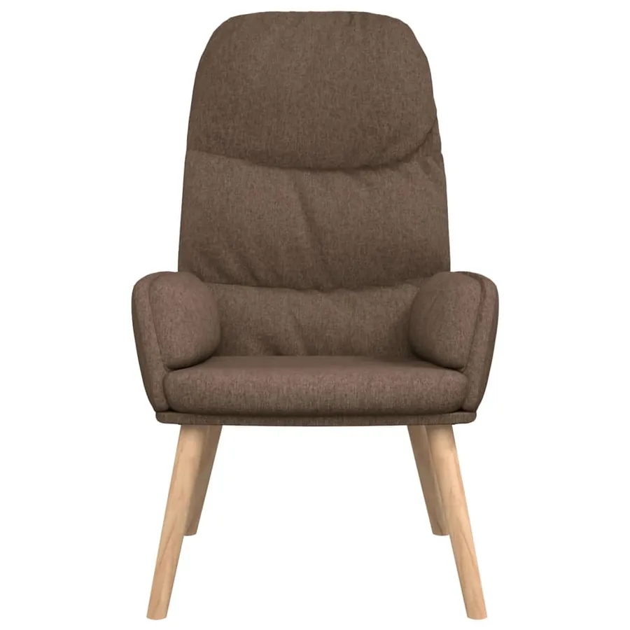 Chaise de relaxation Taupe Tissu - 3