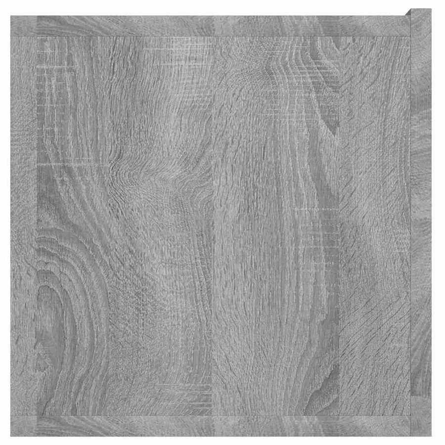 Armoire TV suspendue Sonoma gris 60x30x30 cm Bois d'ingénierie - 6