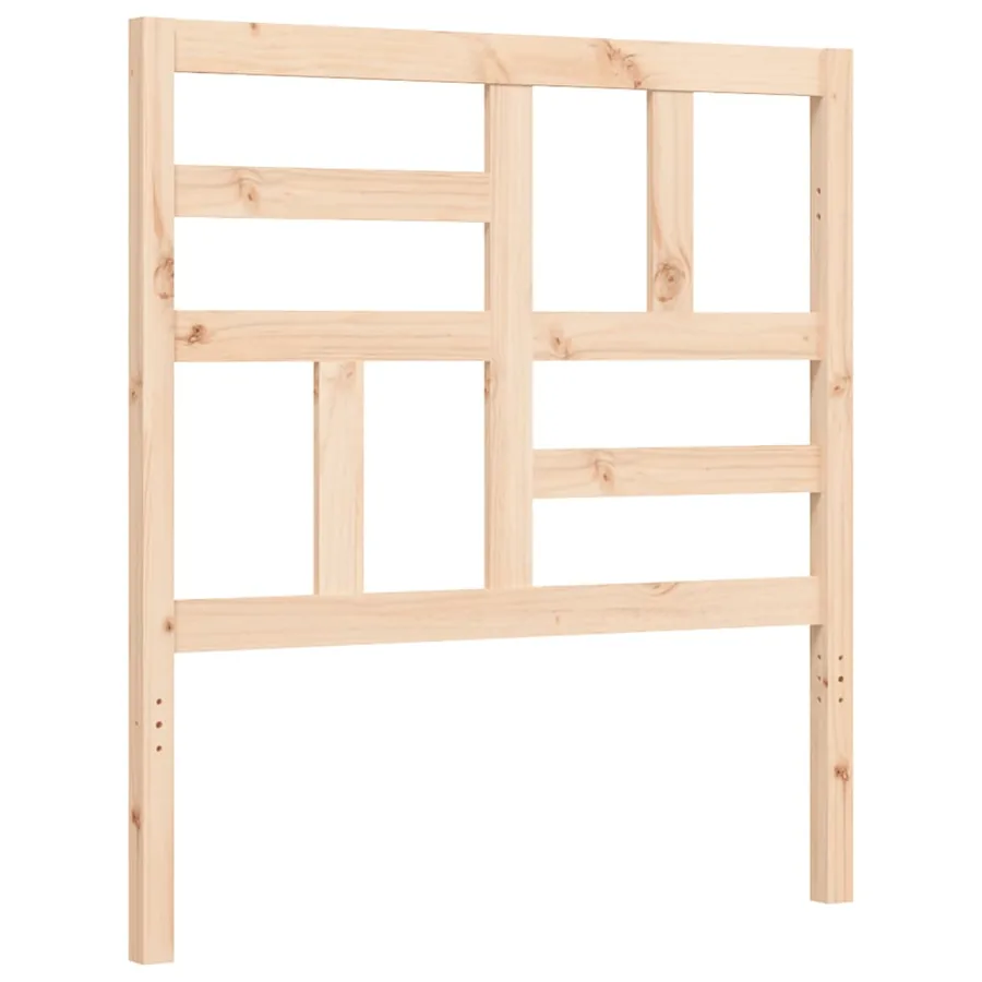 Cadre de lit sans matelas 100x200 cm bois massif - 9