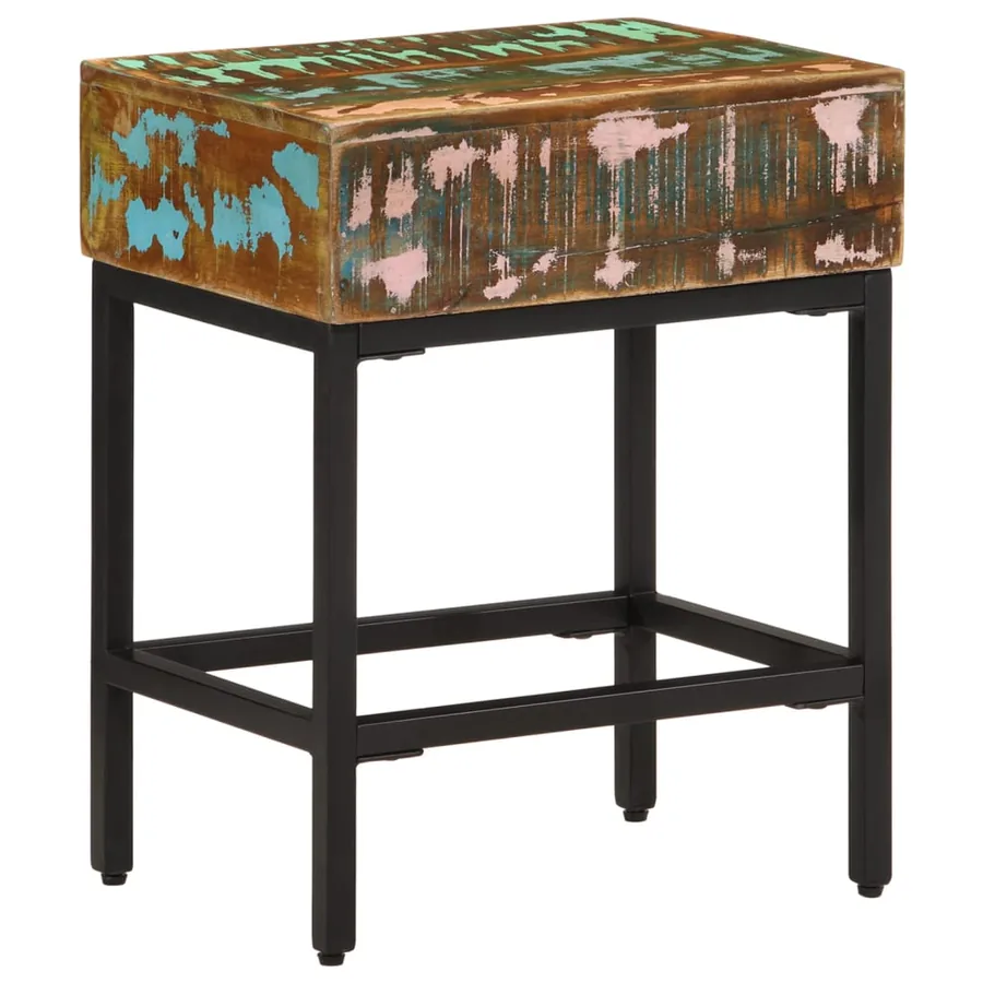 Table d'appoint 40x30x51 cm Bois massif de récupération - 2