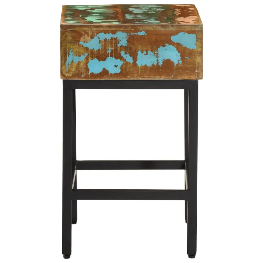 Table d'appoint 40x30x51 cm Bois massif de récupération - 6