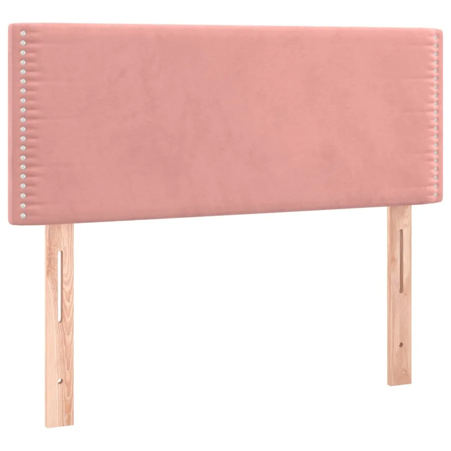Sommier à lattes de lit avec matelas Rose 100x200 cm Velours - 6