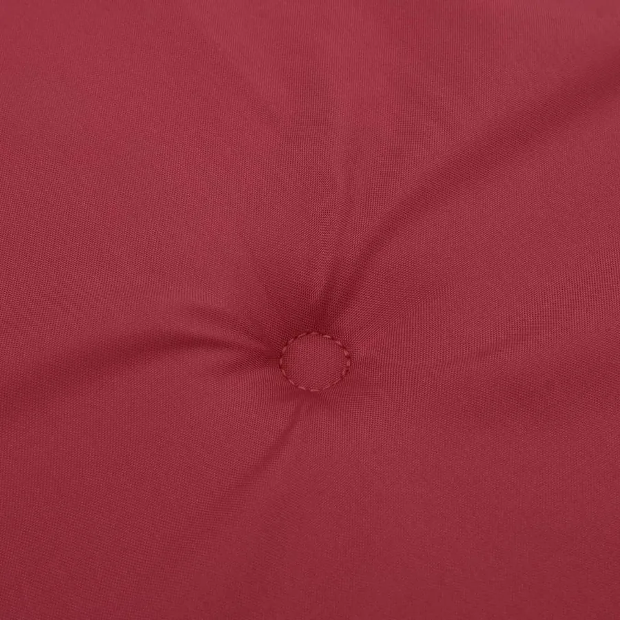 Coussins de chaise à dossier haut lot de 4 rouge bordeaux - 8