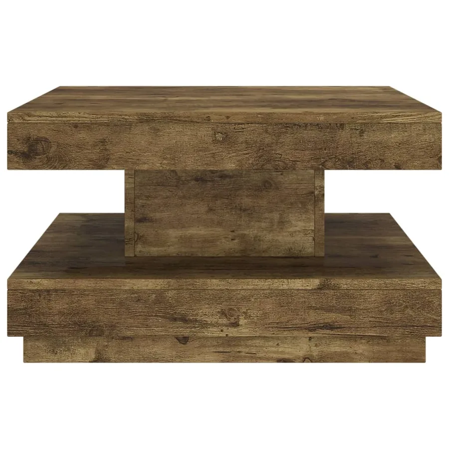 Table basse Marron foncé 60x60x35 cm MDF - 3