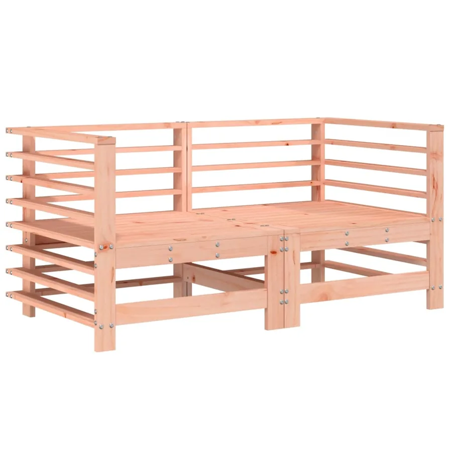 Canapés d'angle avec coussins 2 pcs bois massif douglas - 3