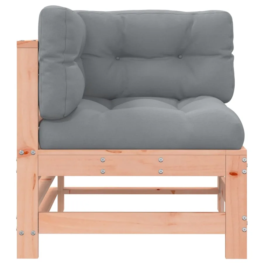 Canapés d'angle avec coussins 2 pcs bois massif douglas - 5