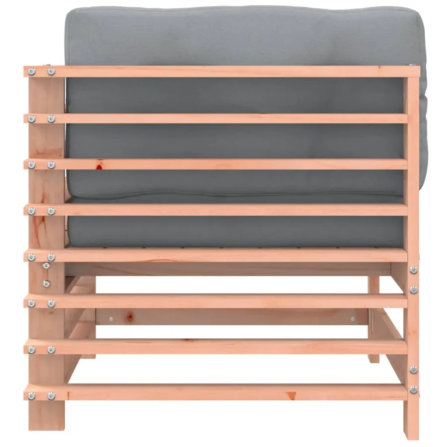 Canapés d'angle avec coussins 2 pcs bois massif douglas - 7