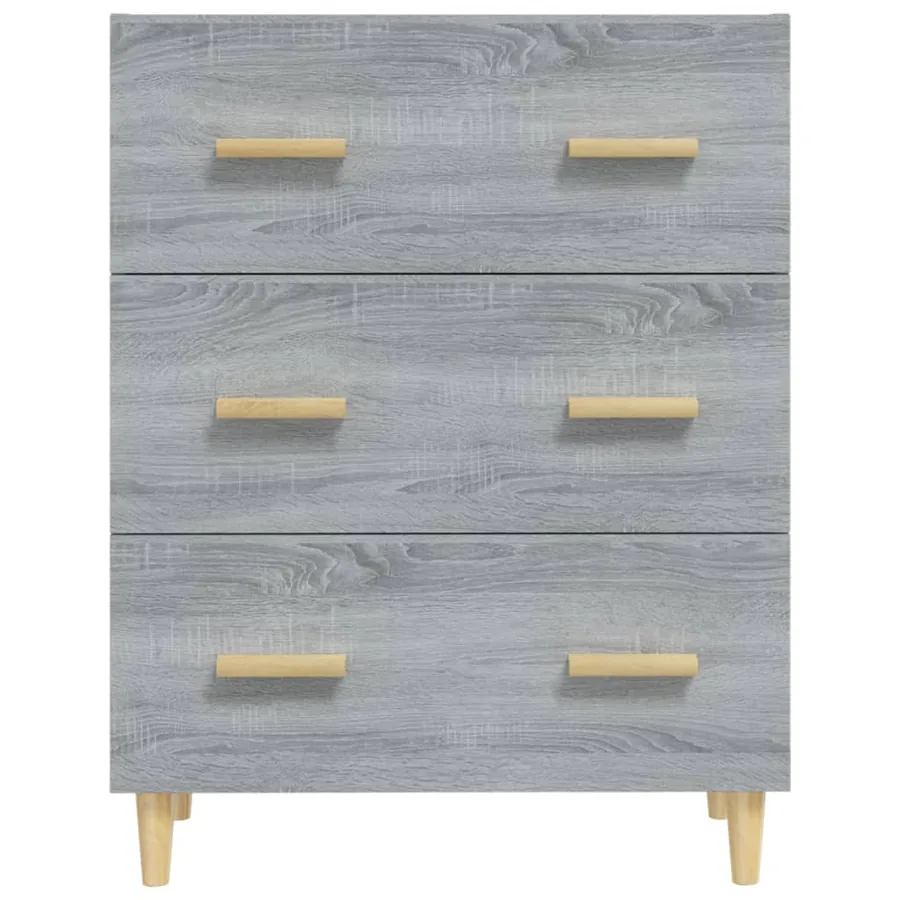 Buffet Sonoma gris 70x34x90 cm Bois d'ingénierie - 3