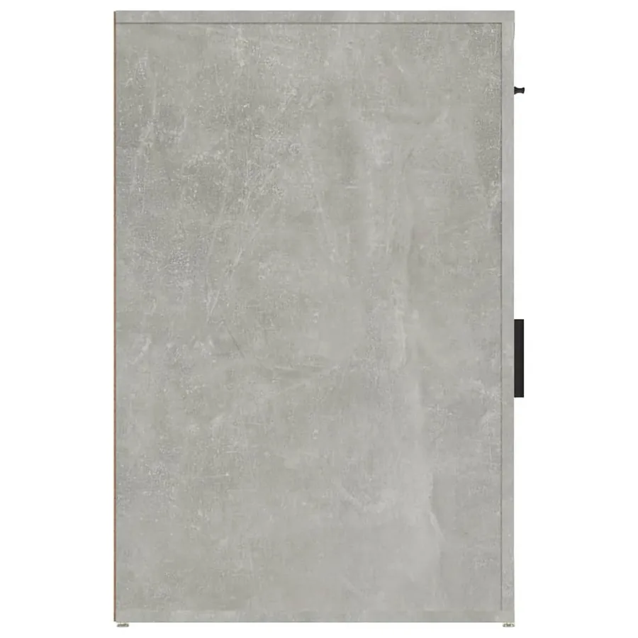 Armoire de bureau Gris béton 40x49x75 cm Bois d'ingénierie - 8