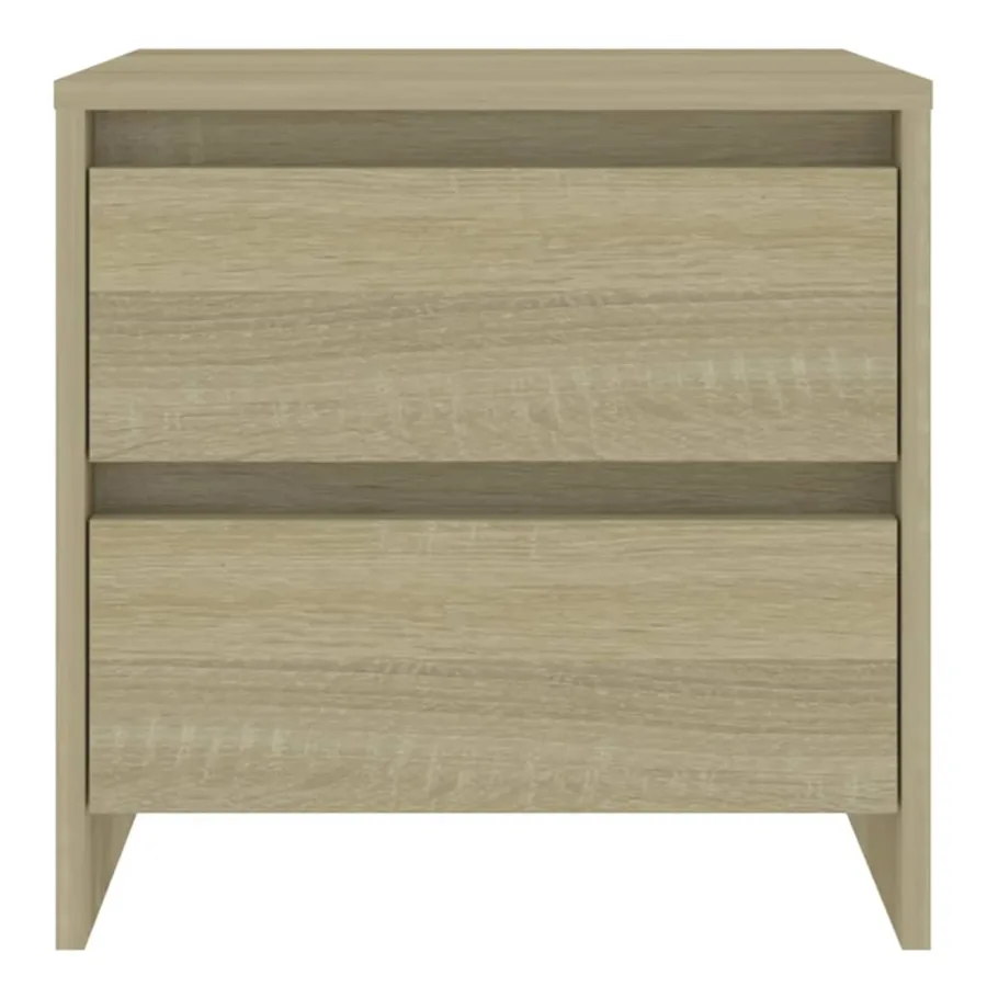 Table de chevet chêne sonoma 45x34,5x44,5 cm bois d’ingénierie - 3