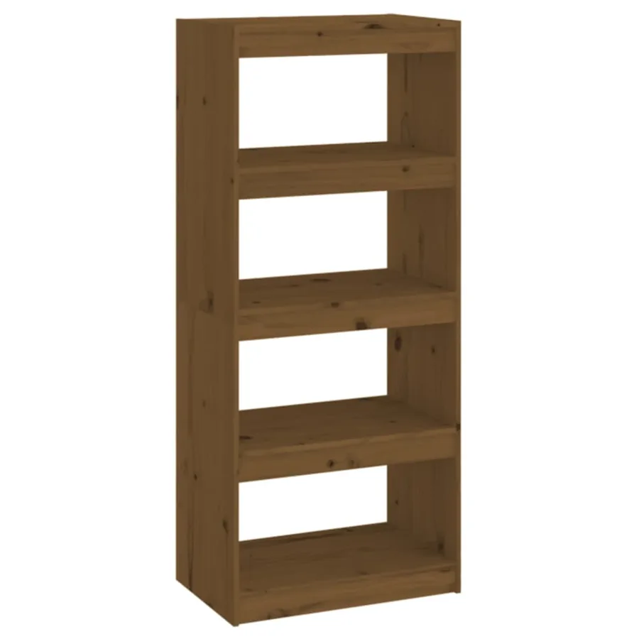 Bibliothèque/Séparateur de pièce Marron miel 60x30x135,5 cm Pin - 2