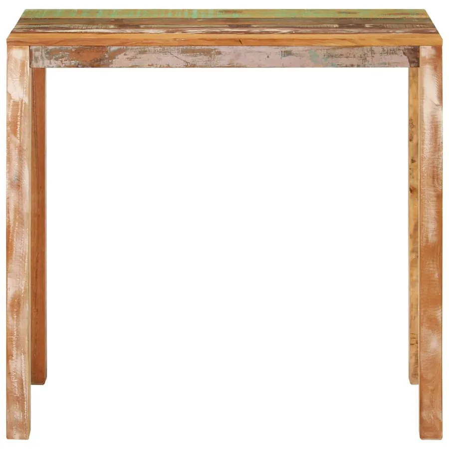 Table de bar 112x55x108 cm Bois massif de récupération - 2