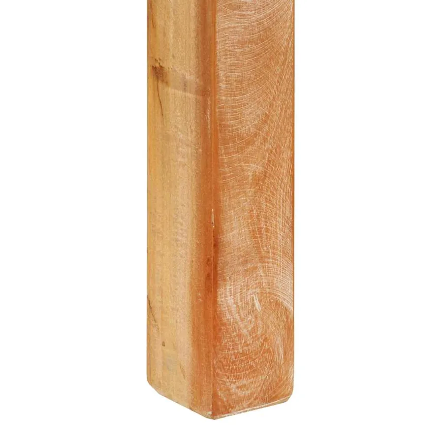 Table de bar 112x55x108 cm Bois massif de récupération - 6