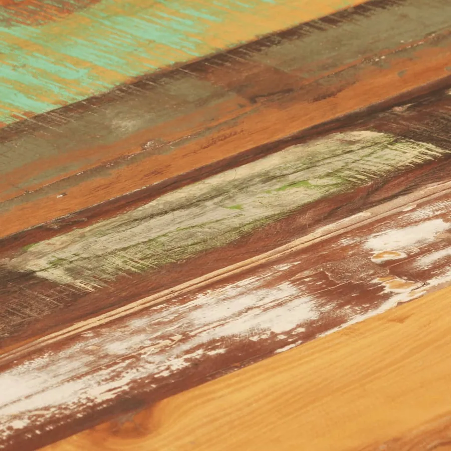 Table de bar 112x55x108 cm Bois massif de récupération - 7