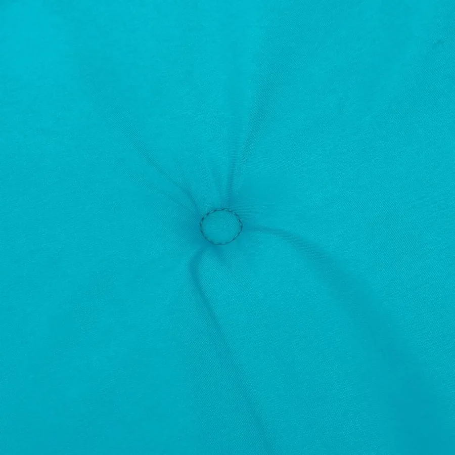 Coussins de chaise à dossier haut lot de 2 turquoise tissu - 8