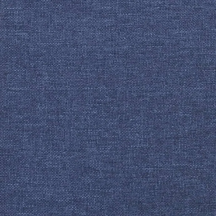 Cadre de lit sans matelas bleu 100x200 cm tissu - 11