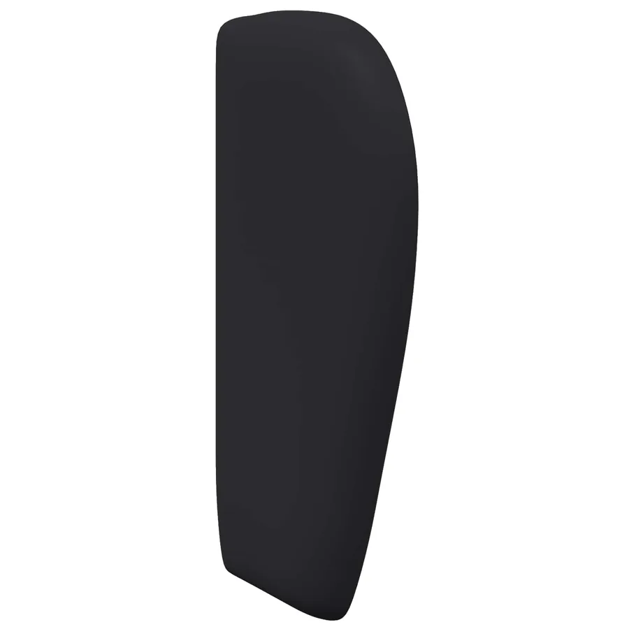 Oreille de tête de lit Noir 40 x 23 x 6 cm PVC - 5