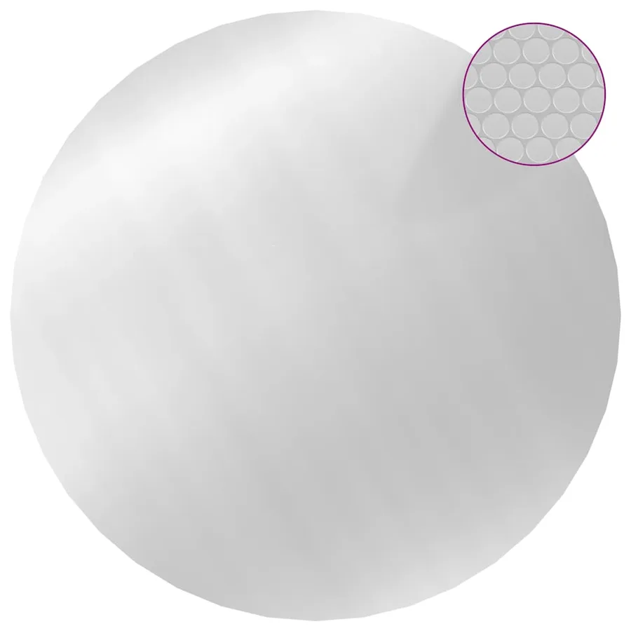 Couverture de piscine Argenté 417 cm PE - 3