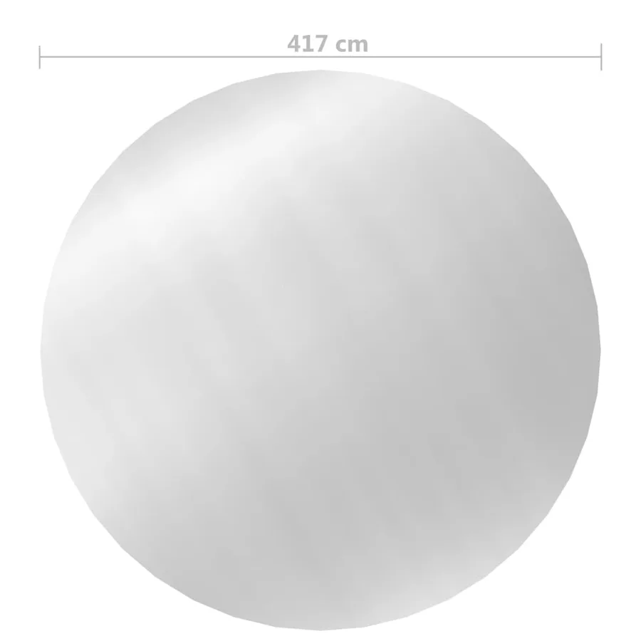 Couverture de piscine Argenté 417 cm PE - 5