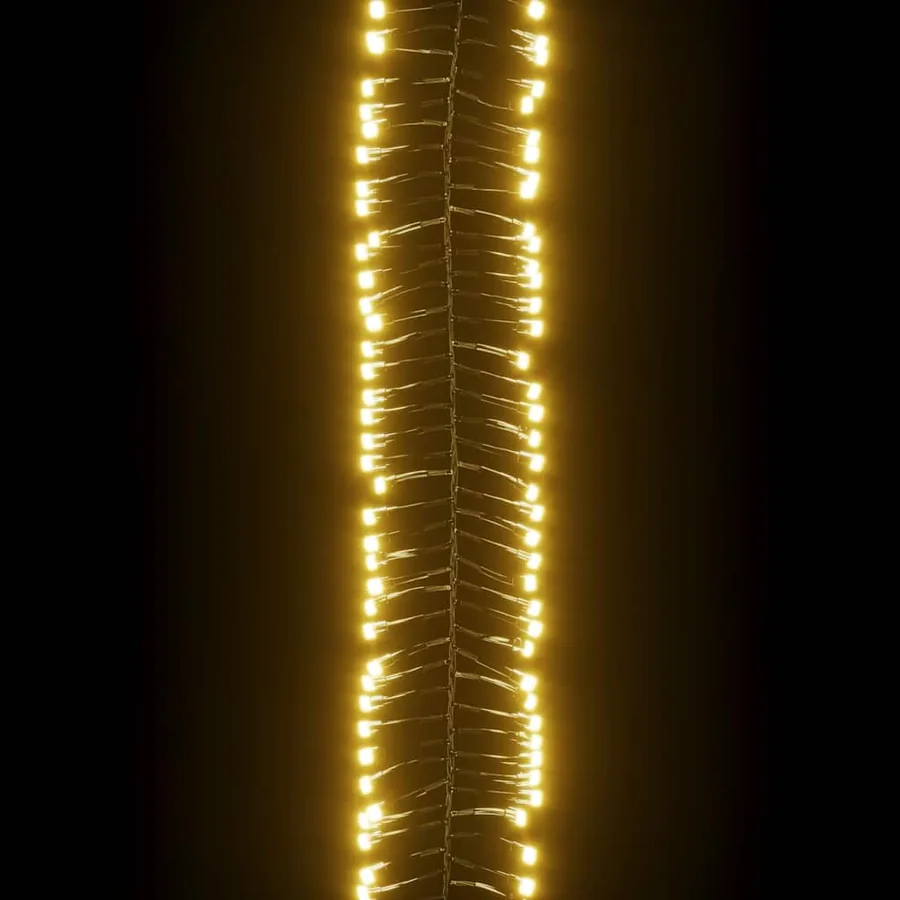 Guirlande lumineuse à LED groupées 400LED Blanc chaud PVC - 5