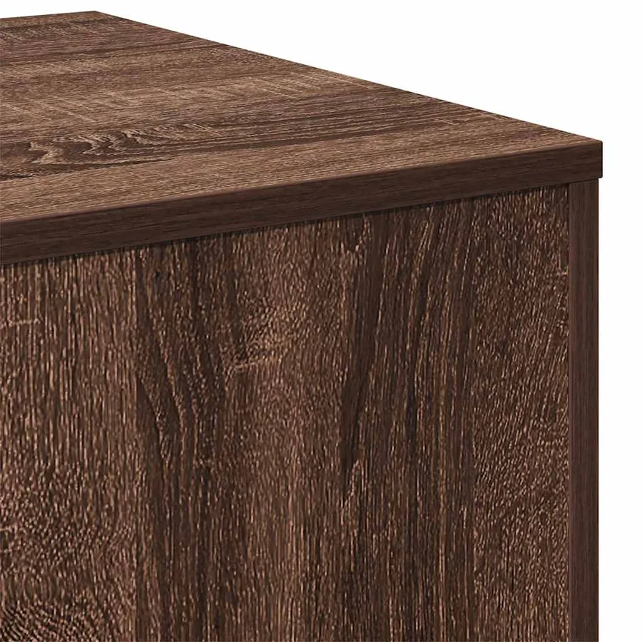 Tables d'appoint 3 pcs Chêne marron Bois d'ingénierie - 8