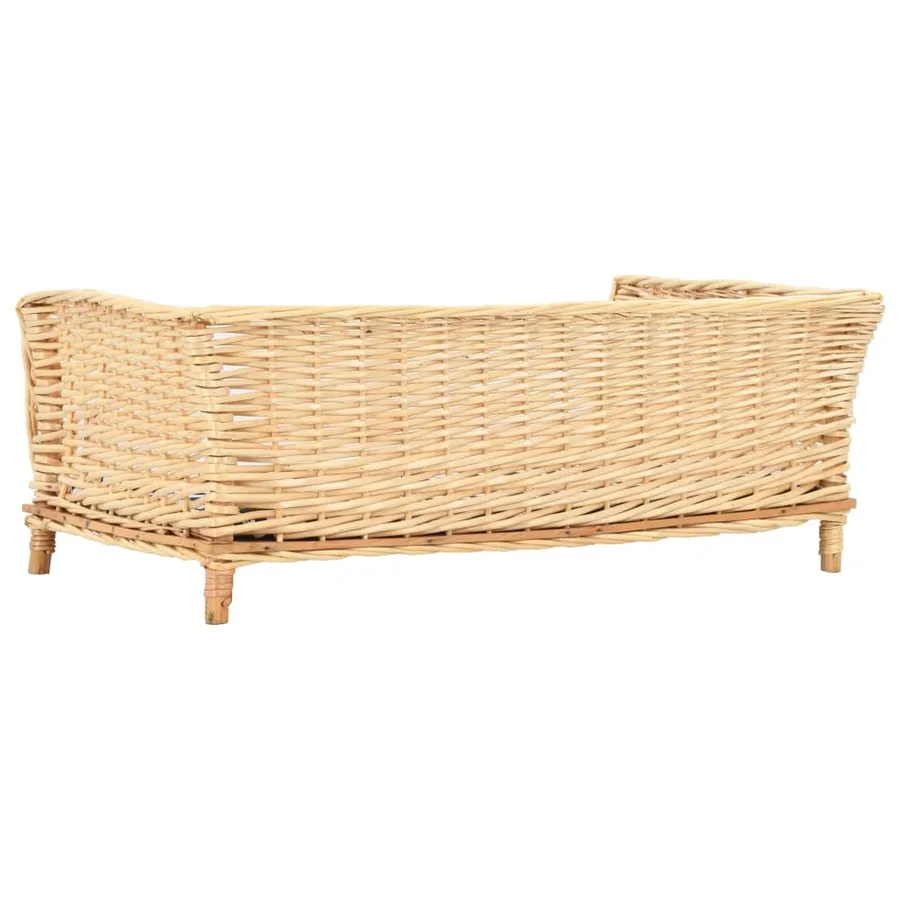 Panier pour chiens avec coussin 90x54x35 cm Saule naturel - 3