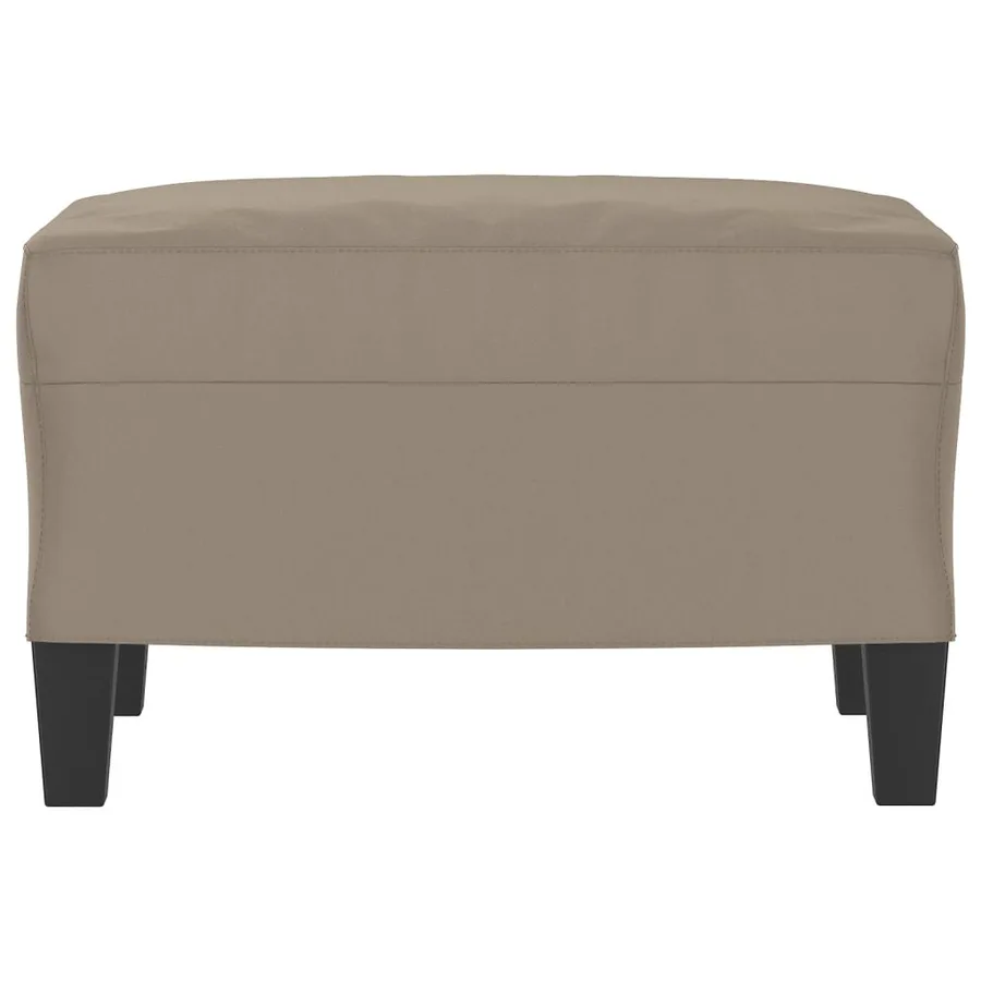 Repose-pied Taupe 60x50x41 cm Tissu microfibre - 3