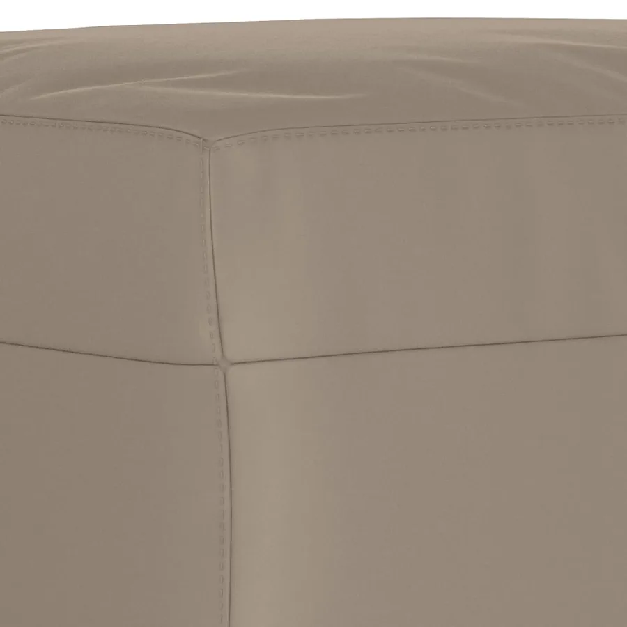 Repose-pied Taupe 60x50x41 cm Tissu microfibre - 5