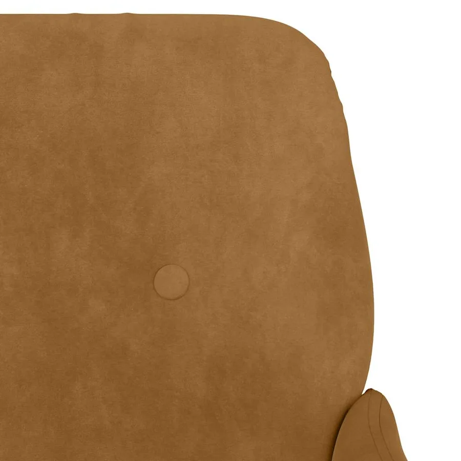 Fauteuil Marron 62x79x79 cm Velours - 6